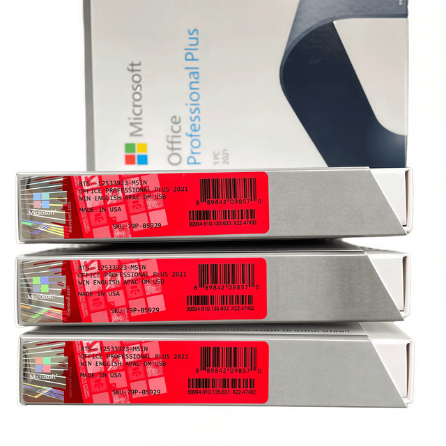Genuine Office 2021 Professional Plus 64Bit USB English Box Retail Online Activation Key License 2021PP Made in USA