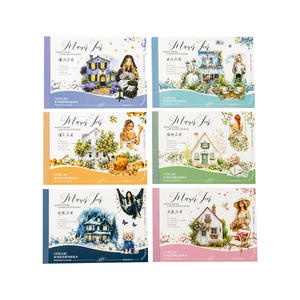 18 pcs/pack Manor Journey Series Manor Thème Aménagement Paysager Autocollant <span class=keywords><strong>Livre</strong></span> Botanique Manoir - Product Image 5