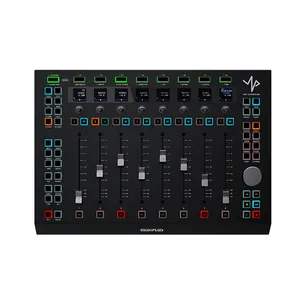 Midiplus UP Tactile Audio Console Mixer Eight Channel Sequencer with Motorised Faders DAW Controller Host Professional Recording