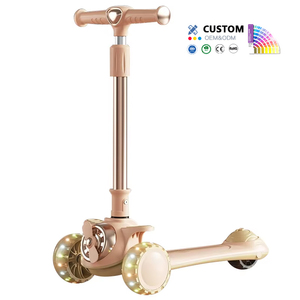 Patinete para Niños 3 en 1 Plegable, con 3 Ruedas de PU, Antideslizante y Seguro, Monopatín Infantil para Niños - Product Image 1