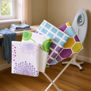 Lot de 5 housses de planche à repasser Bella Cotone aux motifs variés pour usage domestique - Product Image 3