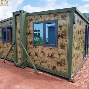 Maison en conteneur extensible américaine bon marché fabriquée en Chine pour un usage hôtelier construite à partir de panneaux sandwich marocains populaires - Product Image 1