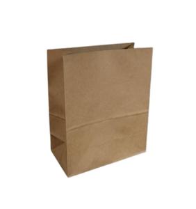 Sacs cadeaux en papier personnalisés en vrac à fond carré brun de haute qualité et à prix raisonnable - Product Image 1