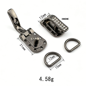 Ganci e Chiusure a Occhiello in Lega per Cappotti, Fermagli Metallici Nascosti per Cappotti Invernali Pesanti in Visone, Fibbie Decorative Eleganti e Nascoste - Product Image 5