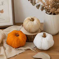Petite citrouille en jute naturelle personnalisée écologique Diwali Ramadan cadeau de Noël décoration de vacances ornements décorations de fête