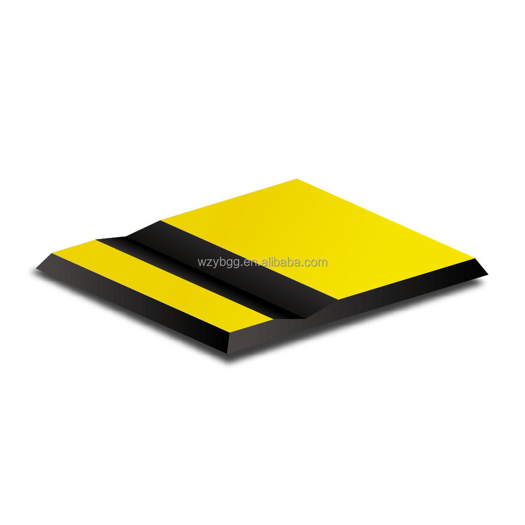 9017 เหลือง/ดำ 300*600*1.5มม. 4ชิ้น