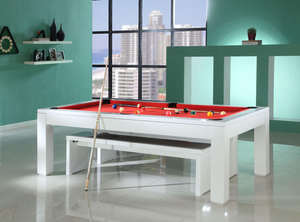 Table de <span class=keywords><strong>billard</strong></span> moderne en bois massif de 9 pieds avec queue de <span class=keywords><strong>billard</strong></span>, caoutchouc K55 de haute qualité, durable, accessoires de <span class=keywords><strong>billard</strong></span> pour usage domestique - Product Image 2