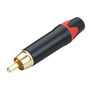 ขั้วต่อ RCA Phono ขนาด 3.18 มม. สีดำ พร้อมฉนวน 1 ขา สำหรับเชื่อมต่อเสียงและวิดีโอ สำหรับสาย AV - Product Image 1
