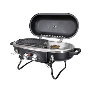 Wholesale Portable Propane <strong>Gas</strong> Grill 2-Burner <strong>Tabletop</strong> <strong>BBQ</strong> for Outdoor Barbecue High Performance &amp; Mobile - Product Image 1