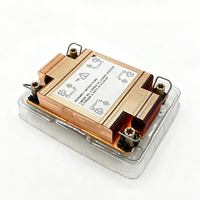 Refroidisseur de processeur à chambre à vapeur haute performance 240W avec ailettes en cuivre LGA4189 V72 2U 0.3mm 113x78x25mm Personnalisé OEM ODM Usine MOQ 1 pièce