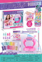 AiJH Nuevo Kit de Máquina para Hacer Pulseras DIY para Niños, Venta al por Mayor, OEM, Set de Fabricación de Joyas con Bolígrafo de Cuentas, Más de 2000 Cuentas, Juguete STEM, Regalo para Niñas