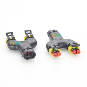 สายแยก AMP Superseal 2 ขา แบบ Y รุ่น <span class=keywords><strong>TE</strong></span> <span class=keywords><strong>282104</strong></span> ตัวผู้ ไปยัง ตัวเมียคู่ รุ่น 282080 สำหรับระบบยานยนต์ ไฟ LED และเซ็นเซอร์ - Product Image 5