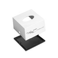 Heaidea Logo personnalisé en plastique cuisine Restaurant serviette boîte de rangement Commercial bureau porte-papier facial distributeurs de mouchoirs