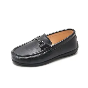 Kids Baby Flat Loafers High Quality Classic Design New Fashion Summer Breathable Durable PU Leather Rubber New Born Summer Shoes