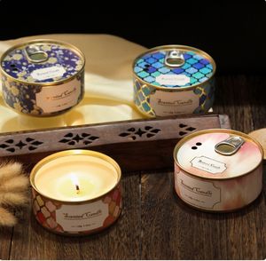 Thời Trang Mới Độc Đáo Đám Cưới Giáng Sinh Ủng Hộ Tin Container Đậu Nành Thơm Nến Luxury Handmade Fragrance Candle <span class=keywords><strong>On</strong></span> <span class=keywords><strong>Sale</strong></span> - Product Image 3