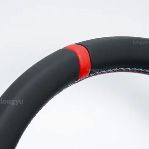 Vente Volant Alcantara pour voiture BMW Série 1 F20 F21 F40 <span class=keywords><strong>E87</strong></span> E81 E82 116i 118i 120i 125i 128i 130i 135i 118d 123d <span class=keywords><strong>125d</strong></span> - Product Image 3