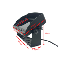 Monitor de camión de 7 pulgadas, cámara de respaldo de autobús Universal para vehículo, equipo pesado, cámara AHD, Monitor, función de grabación
