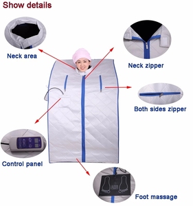 ซาวน่าอินฟาเรดแบบพกพาสำหรับคนคนเ<span class=keywords><strong>ดี</strong></span>ยวในร่มที่ทันสมัยสำหรับดีท็อกซ์ฟิตเนส - Product Image 4
