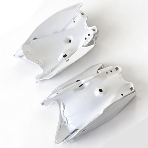 Garde-boue arrière central en PP blanc, PROGASI pour <span class=keywords><strong>SUPER</strong></span> MAX <span class=keywords><strong>250</strong></span>/300/300PRO, uni sans autocollant, remplacement direct - Product Image 3