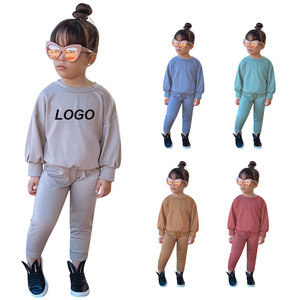 Ensemble de vêtements pour petites filles, inspiré des créateurs, pour l'automne et l'hiver, ensemble de 2 pièces, sweat-shirt et pantalon de jogging, vêtements pour enfants, ensemble pour bébé fille - Product Image 1