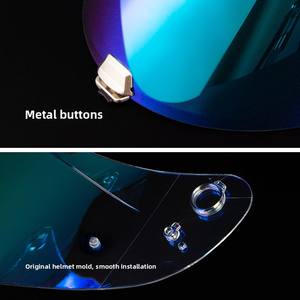 Lente para Casco HJC Rpha11/Rpha70, Diseño Venom <span class=keywords><strong>Marvel</strong></span> Joker, Electrochapada, HJ-26, Bloquea el Viento y la Arena - Product Image 4