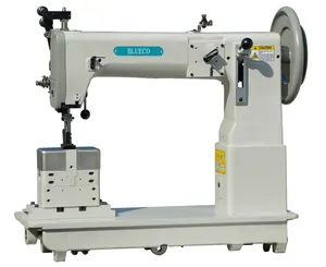 GA243-2A-CL Dubbele Naald Mengvoeder Post Bed Extra Heavy Duty Lockstitch Naaimachine