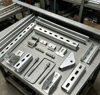Kit complet d'accessoires de montage solaire, système de support PV, kit de matériel pour panneaux solaires