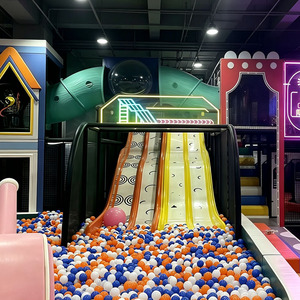 <span class=keywords><strong>Centre</strong></span> de jeux intérieur moderne et personnalisé pour enfants, structure de jeu multifonctionnelle avec tunnel tubulaire et double toboggan pour <span class=keywords><strong>centre</strong></span> <span class=keywords><strong>commercial</strong></span> - Product Image 3