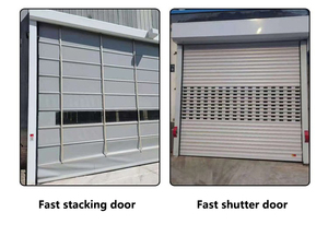 Bán buôn thực phẩm nhà máy tự động nhanh chóng Con lăn màn trập cửa PVC nhanh cổng/Tốc độ nhanh chóng PVC nhựa Nhanh Cán cửa - Product Image 4