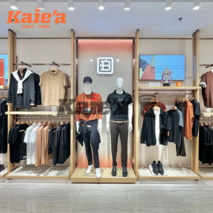 Legno vendita al dettaglio di abbigliamento espositore da <span class=keywords><strong>uomo</strong></span> <span class=keywords><strong>negozi</strong></span> di abbigliamento infissi tuta da esposizione mobili per <span class=keywords><strong>uomo</strong></span> negozio di abbigliamento - Product Image 6