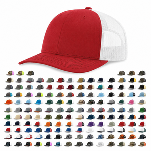 Casquette de camionneur personnalisée OEM pour l'été en extérieur avec broderie de logo 3D, casquettes de sport imprimées, casquette en maille vierge à 5 panneaux de haute qualité, casquette snapback - Product Image 1