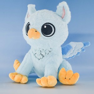 Peluches personnalisées conçues par IA, jouets en <span class=keywords><strong>peluche</strong></span> avec IA, <span class=keywords><strong>peluche</strong></span> oiseau <span class=keywords><strong>Mochi</strong></span> assis sur mesure, collection de peluches anime personnalisées - Product Image 4