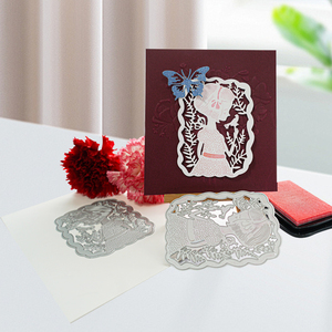 Lá Chết Cắt DIY Thẻ Cắt Chết Scrapbooking Kim Loại Chết Cắt Thủ Công Handmade Cho Thủ Công - Product Image 1