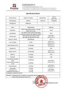 Food Grade Natuurlijke Veganistische Vitamine D3 Poeder Topkwaliteit Supplementen Vitamine D3 Poeder