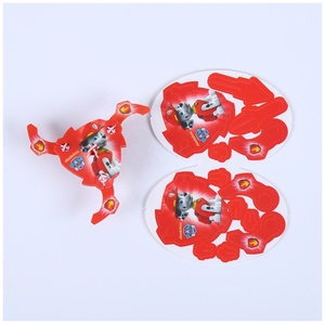 Wholesale toy 3d plastic round <span class=keywords><strong>metal</strong></span> spinning top card tazo/society Philippine puzzle game for children - Product Image 6