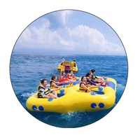 Bâche gonflable Durable en PVC, 3, 4, 5, Donut, Tube de bateau de Ski aquatique