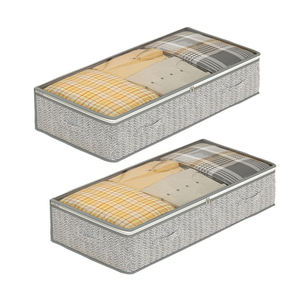 Sac de rangement <span class=keywords><strong>sous</strong></span> le <span class=keywords><strong>lit</strong></span> poignée anti-poussière sac de rangement pliable couette couette maison boîte de rangement plate <span class=keywords><strong>sous</strong></span> le <span class=keywords><strong>lit</strong></span> - Product Image 1