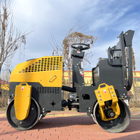 Machines de construction Luxin, rouleau compresseur routier à double tambour simple ou double, 1 tonne, 2 tonnes, 3 tonnes, 4 tonnes, rouleau compacteur entièrement hydraulique