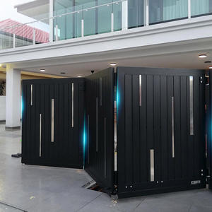 Vallas Metálicas Decorativas Personalizadas con Corte Láser, Vallas de Jardín Perforadas de Aluminio, Enrejado, Puertas Plegables - Product Image 1