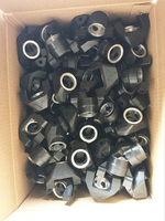 Pièces industrielles en plastique surmoulées en acier inoxydable, personnalisées, moulées par injection, en nylon renforcé GF PA6/PA66