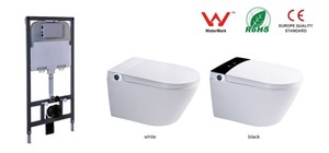 <strong>Electric</strong> WC Foot Sensor <strong>Automatic</strong> <strong>Bidet</strong> Flush Bathroom Wall Hung Intelligent Smart <strong>Toilet</strong> - Product Image 5
