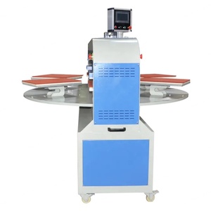 Customized Towel Fabric 6 Trays Dual Heater Platen Pneumatic Automatic Sublimation Heat Press Machine Digital Control Six - Product Image 4