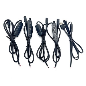 Câble de commutation de couleur à gradation tricolore LED 0,7 m DC5521 Femelle 5-12V 2A, Contrôleur 4 touches 2 canaux pour éclairage LED CCT bicolore - Product Image 3