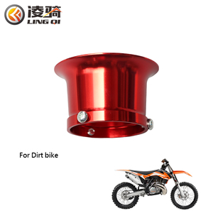 LINGQI RACING <span class=keywords><strong>Carburateur</strong></span> de moto, filtre à air, embout d'admission, corne, trompette pour moto tout-terrain - Product Image 1