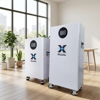 Batterie au lithium LiFePO4 empilable 10-20KWH avec BMS, protection IP65, système haute tension 48V AC pour stockage d'énergie solaire