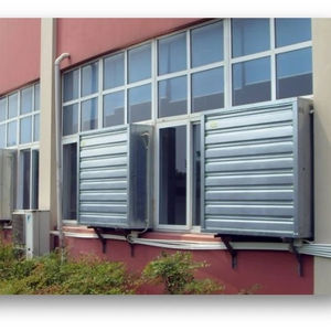 Ventilador Axial de Pared con Energía Solar, Ventilación Industrial Gigante, Aspas de Aluminio de 1100 mm, Rodamiento de Bolas, Motor de CC sin Escobillas de 36 V y 440 W - Product Image 3