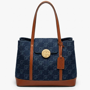 Bolso Tote para Mujer, con Detalles en Cuero PU, Gran Capacidad, Bolso de Hombro Moderno, Casual, para Trabajo, Compras, Elegante, para Uso Diario - Product Image 2