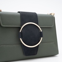 Nouveauté 2025 – Sacs à bandoulière pour femme en PU de haute qualité avec doublure en polyester, style géométrique vintage, deux fermetures éclair, de grandes marques, vente en gros