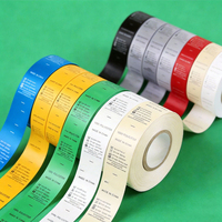 Étiquettes tissées personnalisées en nylon pour col de vêtement, ruban de soie satinée, impression de logos sur tissu d'entretien textile, fabriquées sur mesure en usine