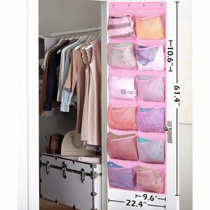 ชั้นวางรองเท้าแบบตาข่ายขนาดใหญ่ 12 ช่องสำหรับตู้เสื้อผ้า ชั้นวางรองเท้าแบบแขวนประตูสำหรับเด็ก - Product Image 4